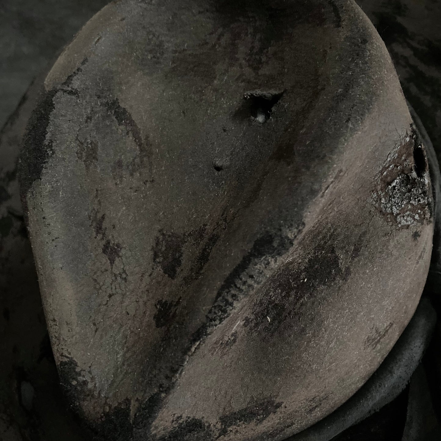 Doom burned fedora hat