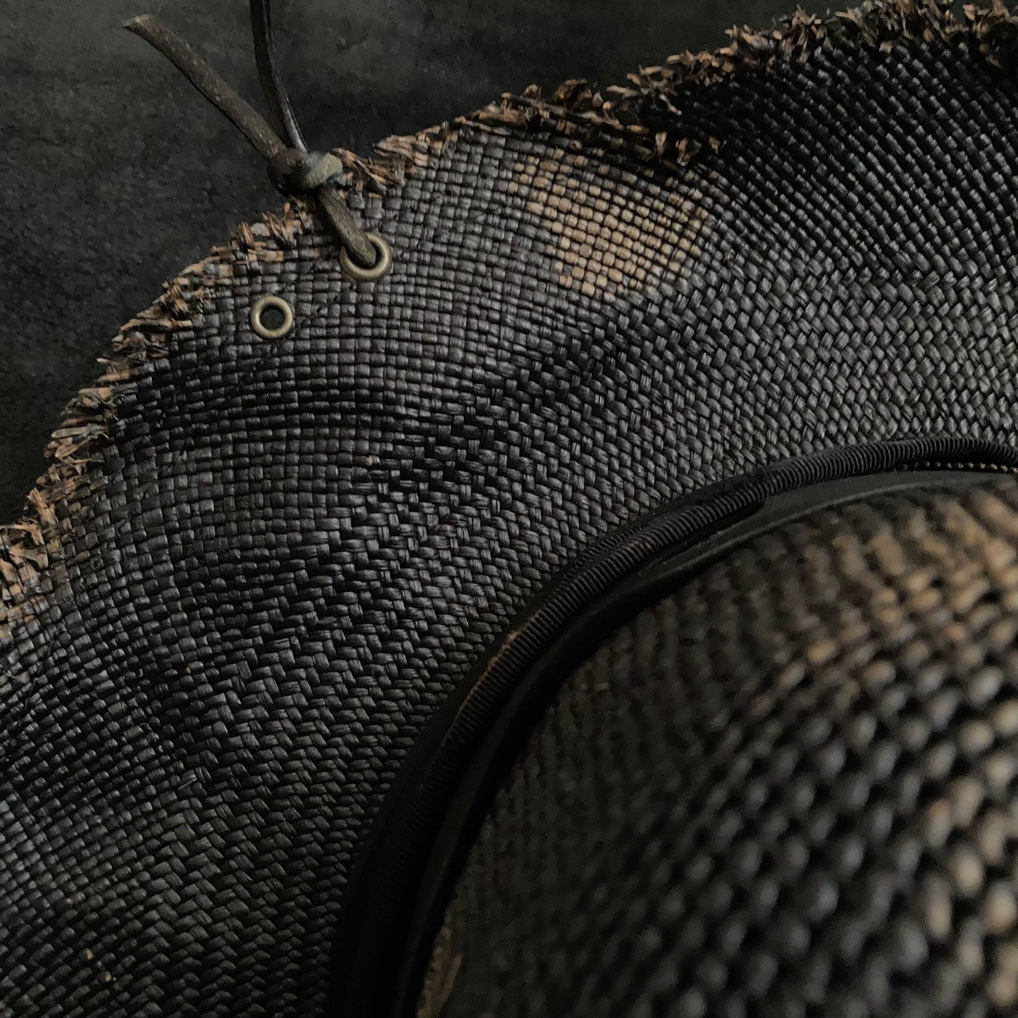 Rusty damage fedora panama