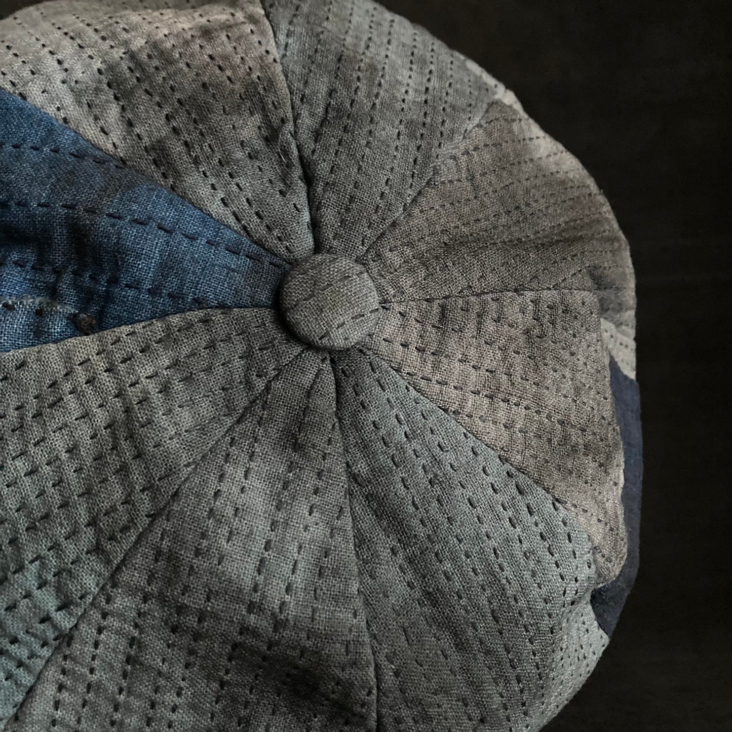 Mura-zome sashiko casquette