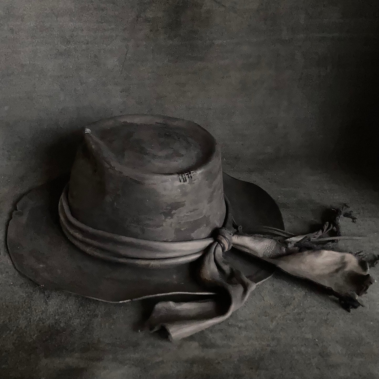 Dark brave beaver fedora hat