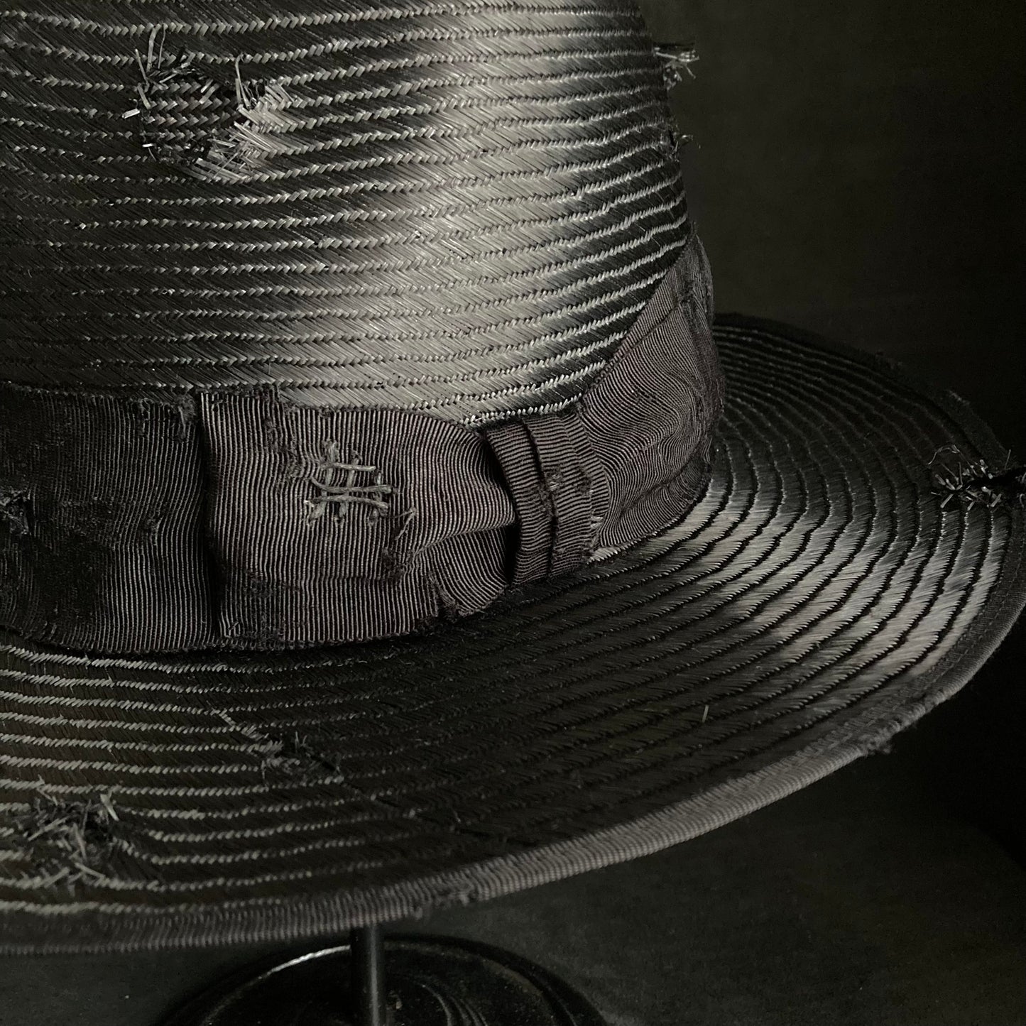 Double sisol holes fedora hat
