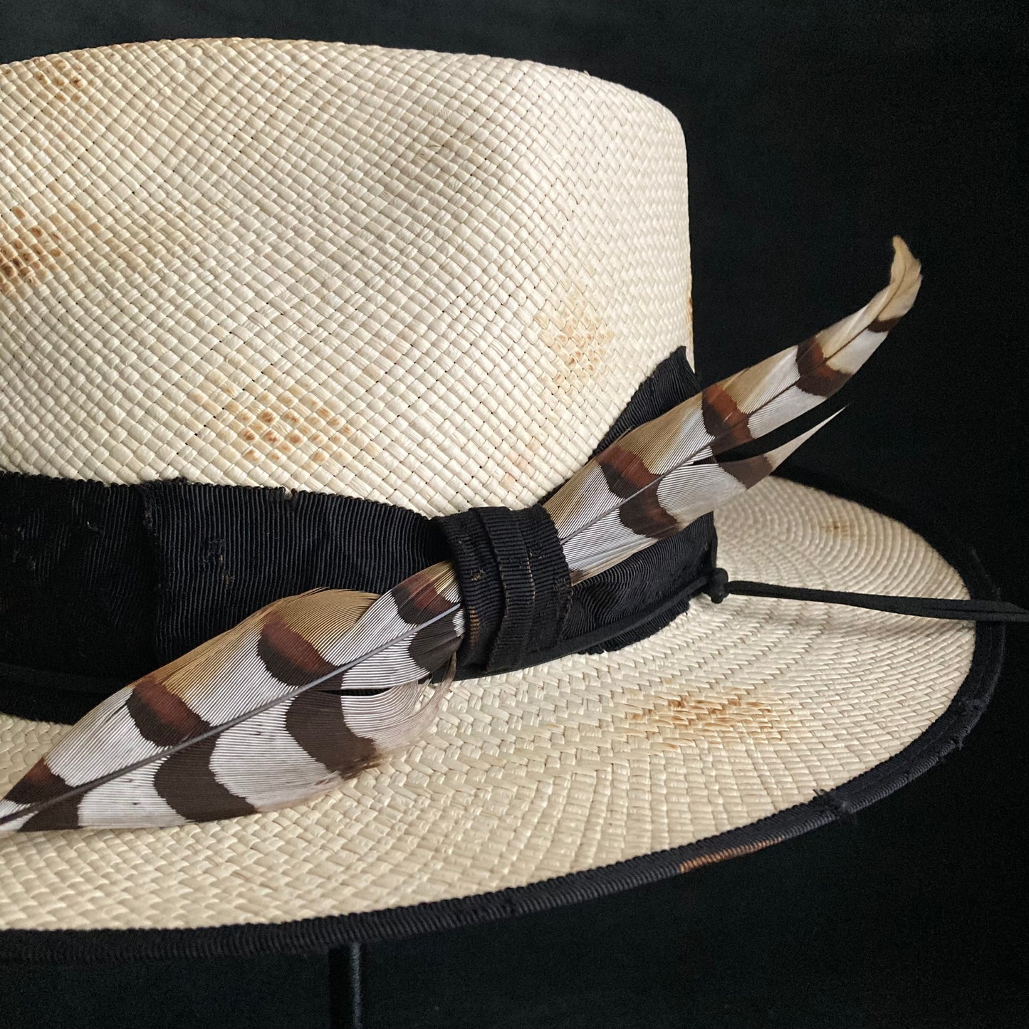 Smart middle fedora panama hat