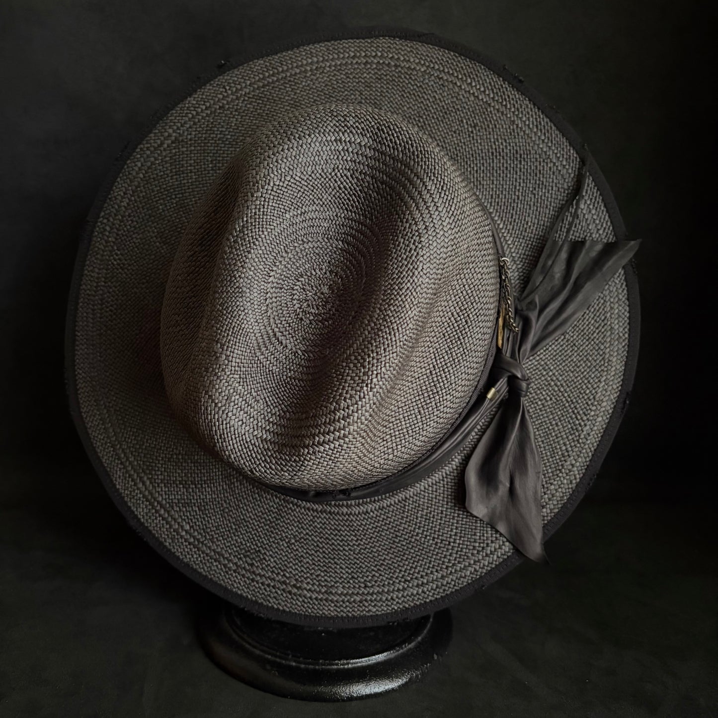 Horizon western black panama hat