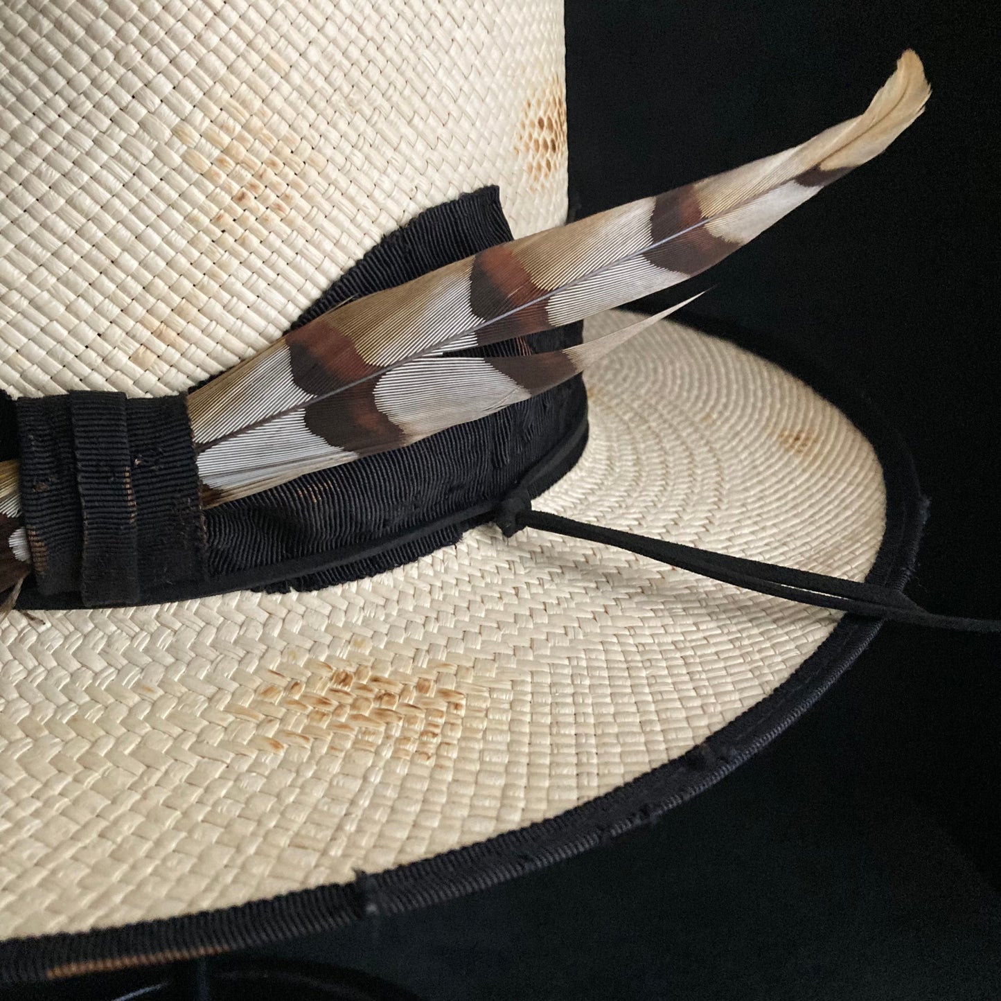 Smart middle fedora panama hat