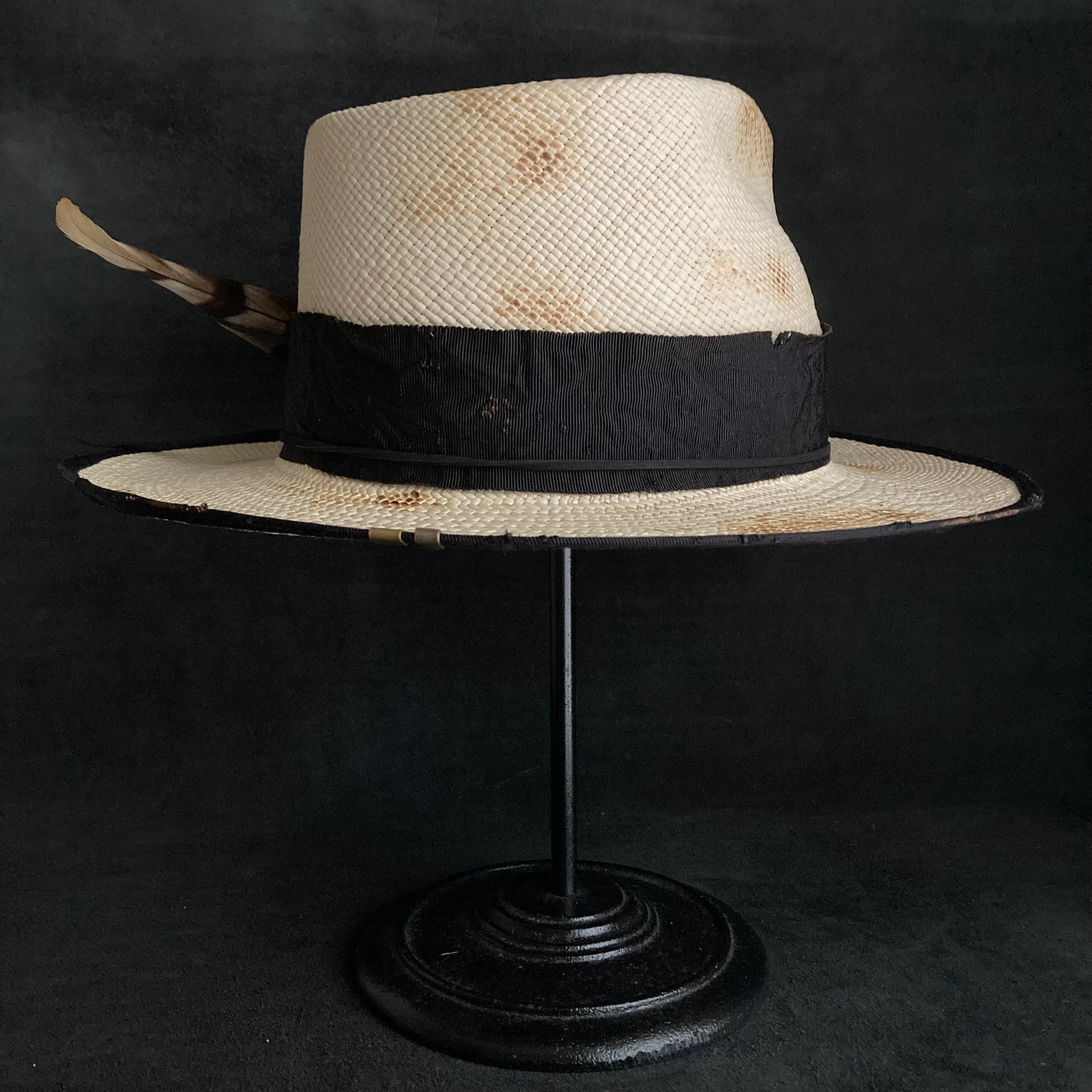 Smart middle fedora panama hat