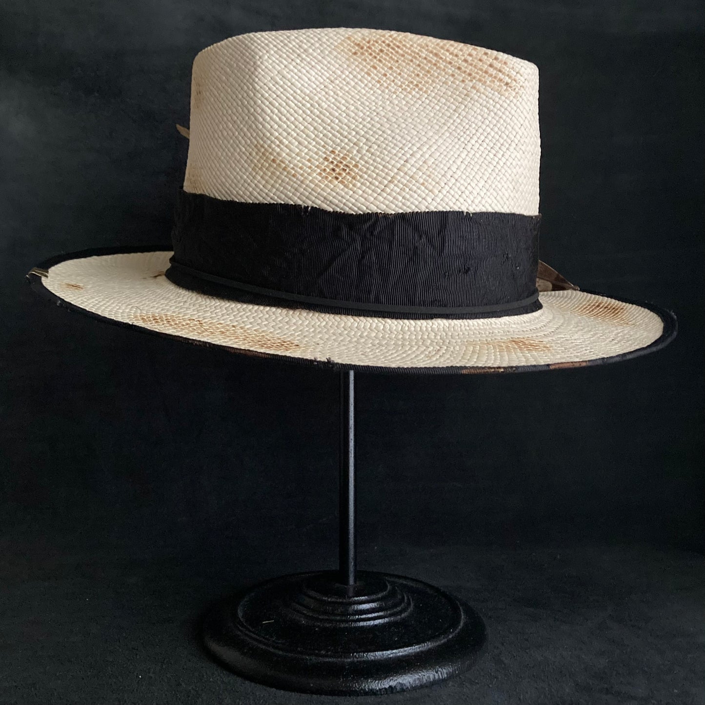 Smart middle fedora panama hat