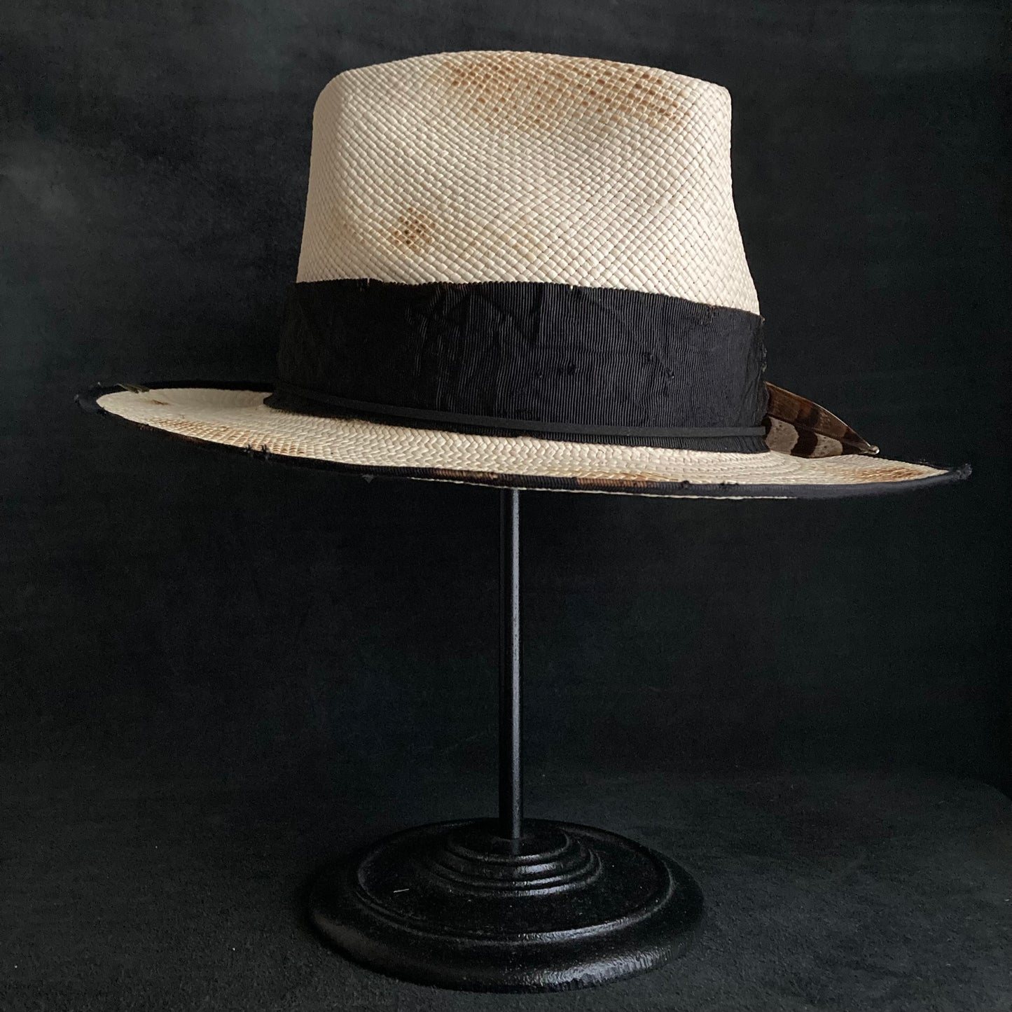 Smart middle fedora panama hat