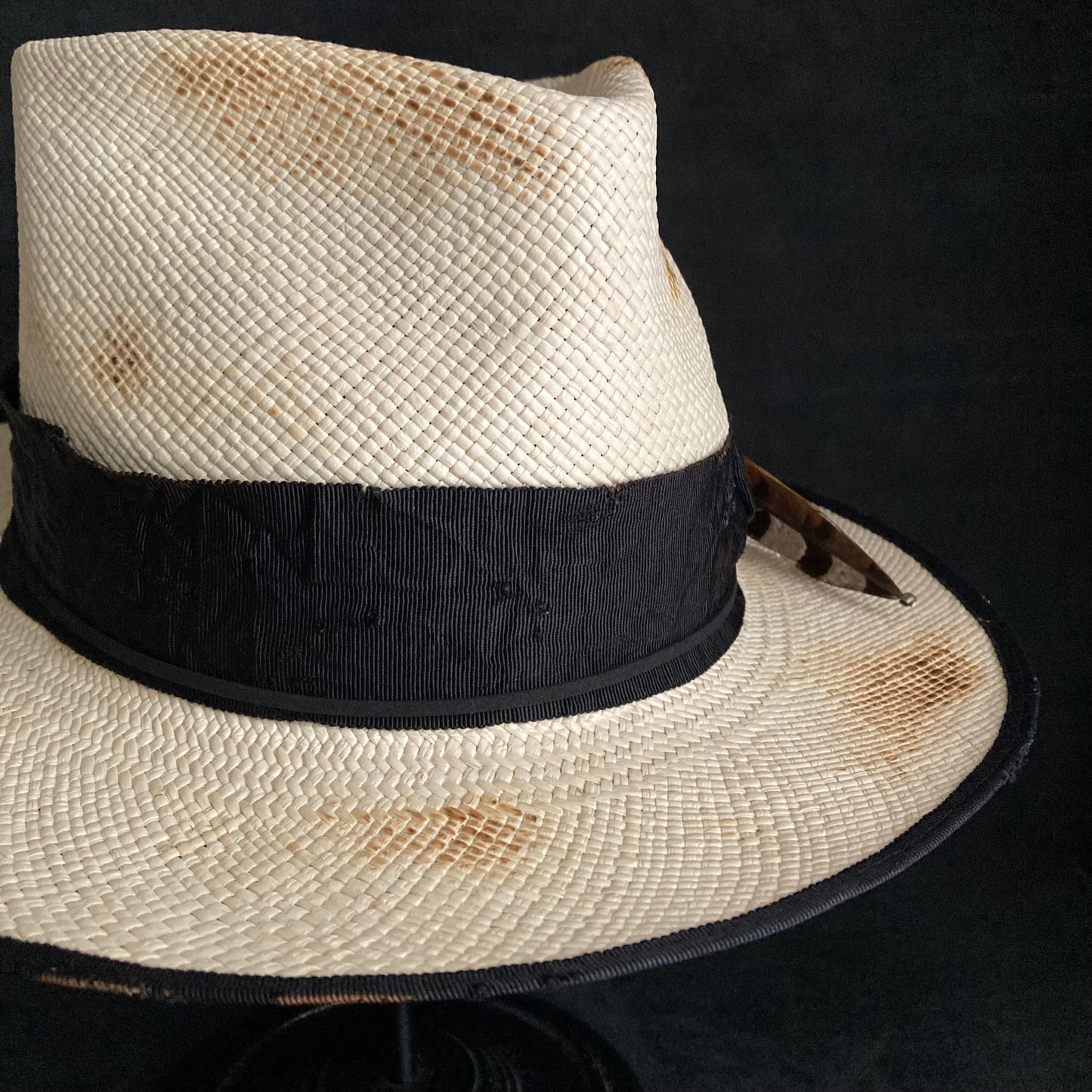 Smart middle fedora panama hat