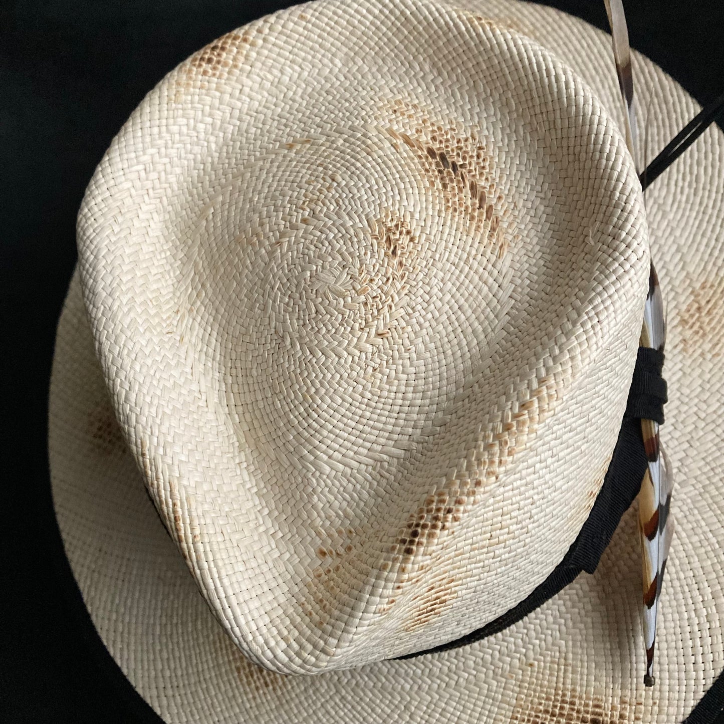 Smart middle fedora panama hat