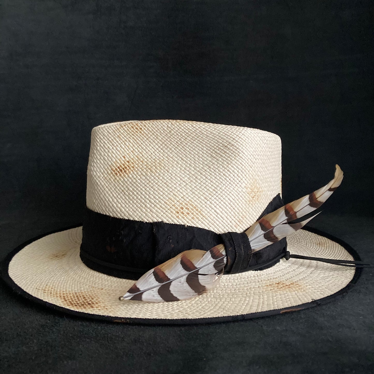 Smart middle fedora panama hat