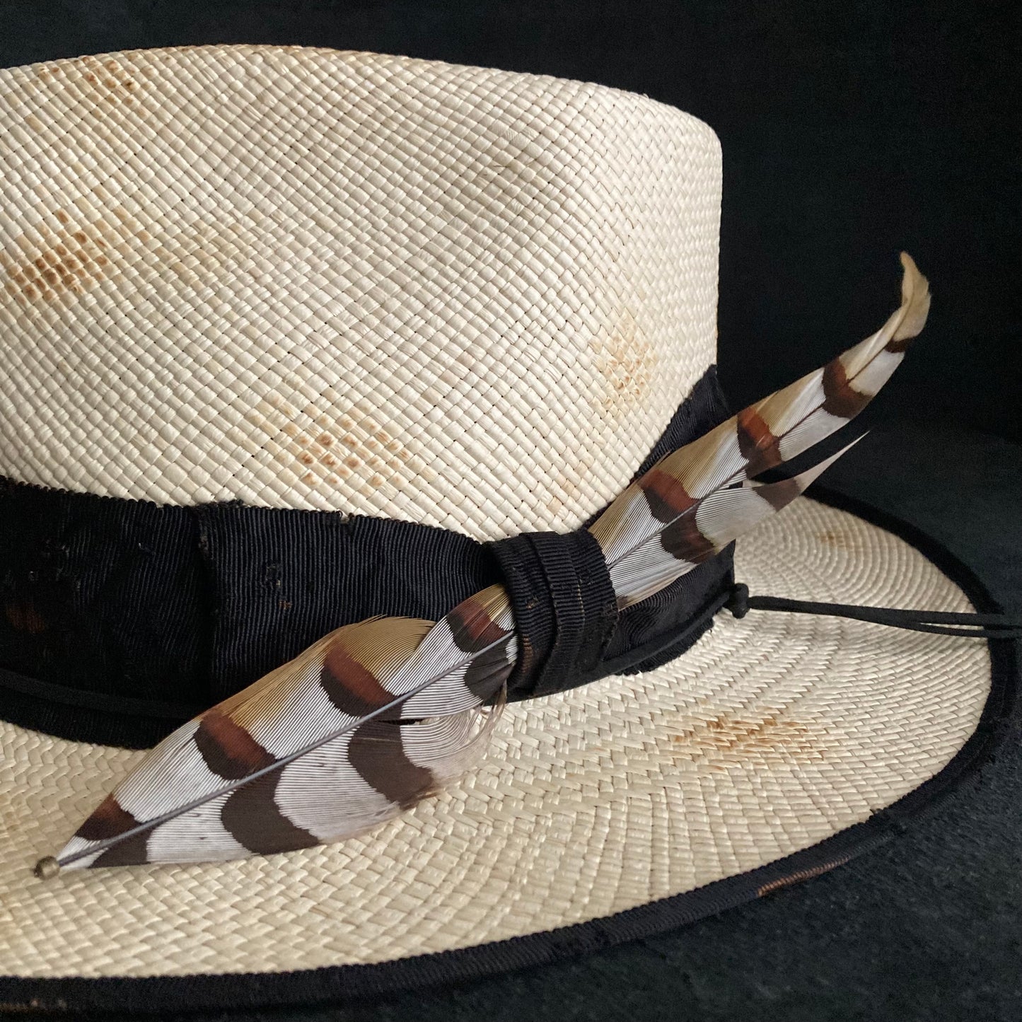 Smart middle fedora panama hat