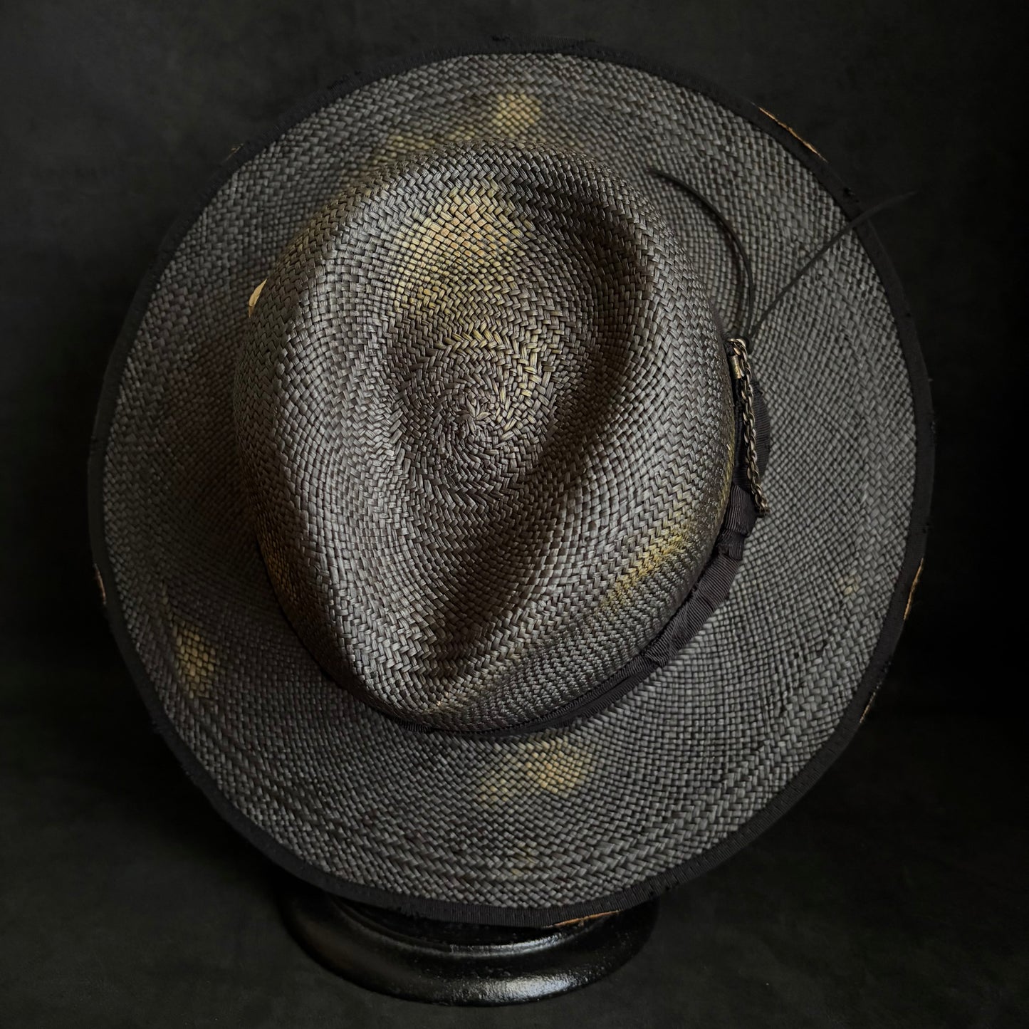 Liar reverse black panama hat