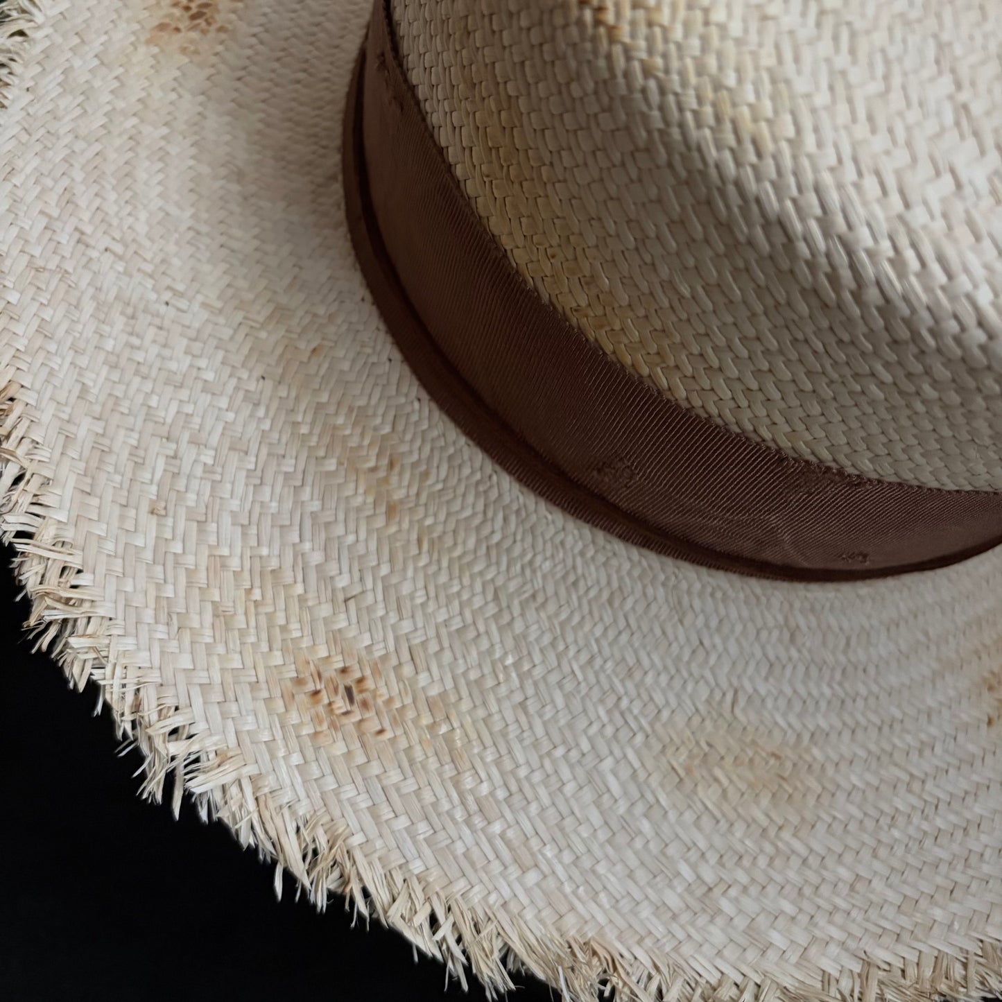 Relic camel flat panama hat