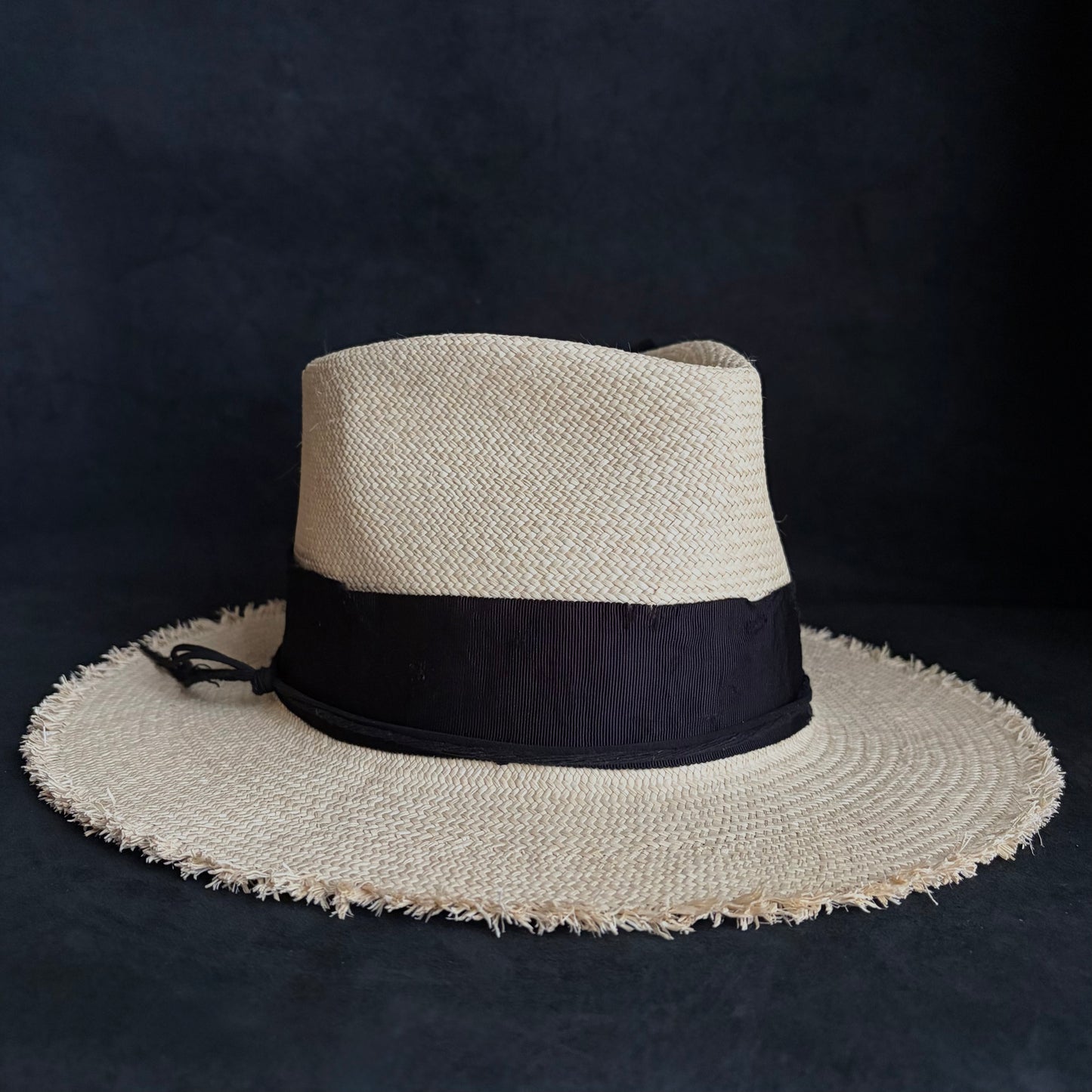 Old history natural panama hat