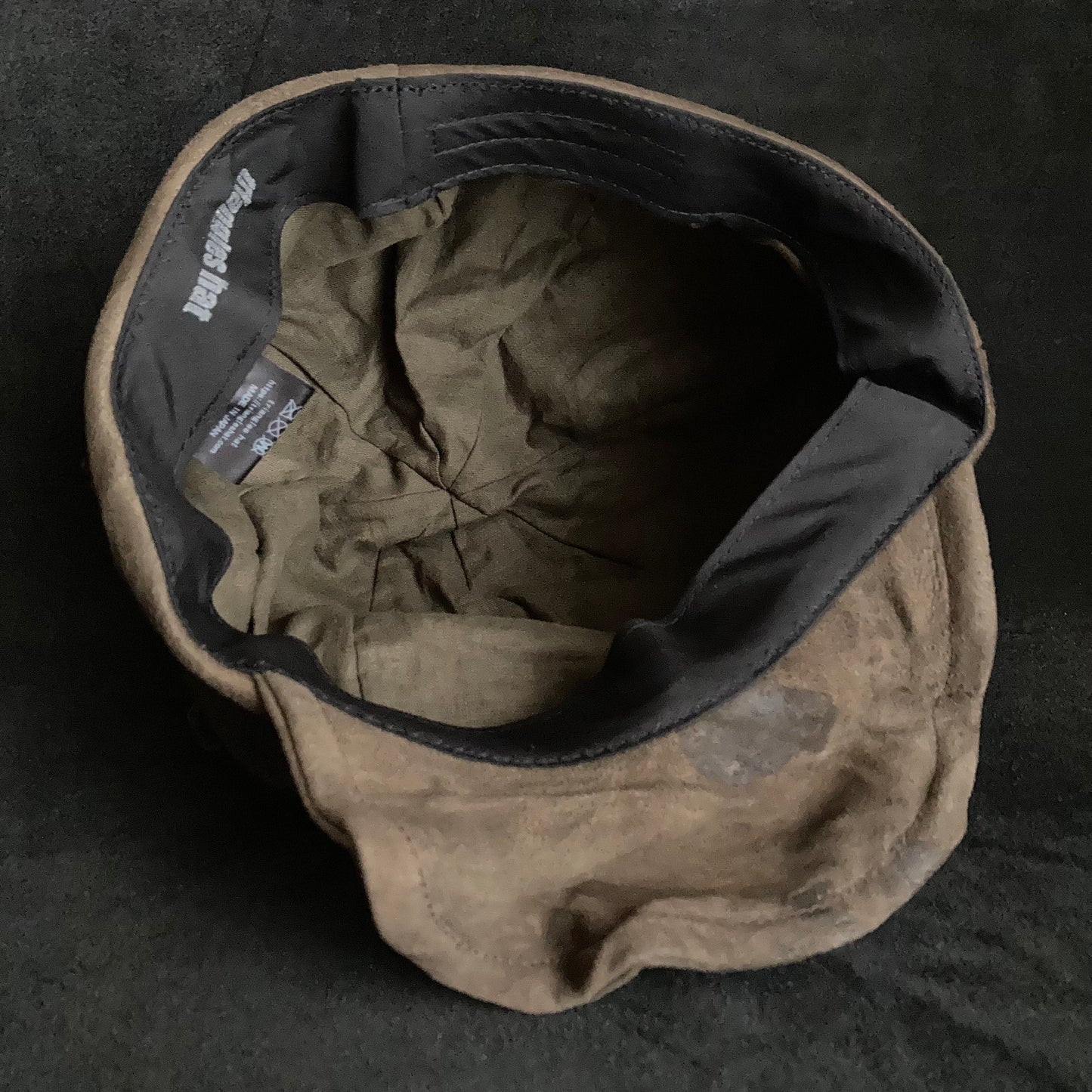 Slab khaki brown damage casquette