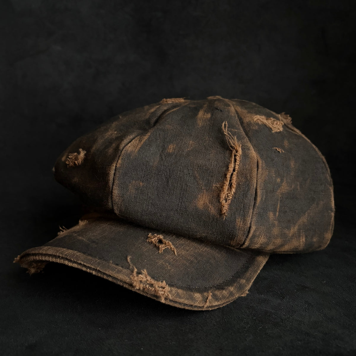 Vintage kakishibu damage casquette