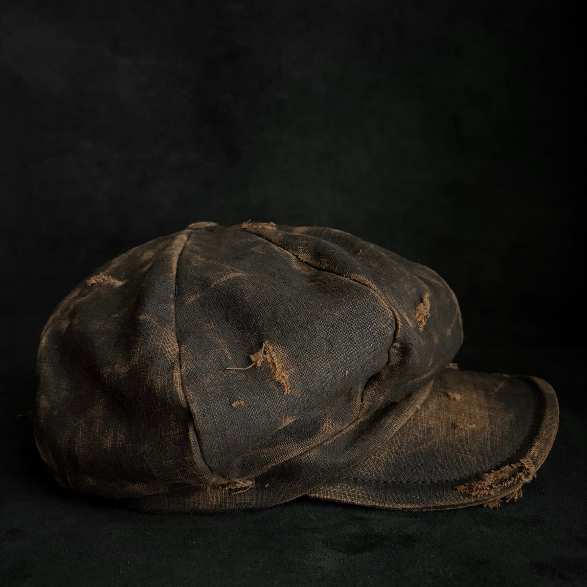 Vintage kakishibu damage casquette