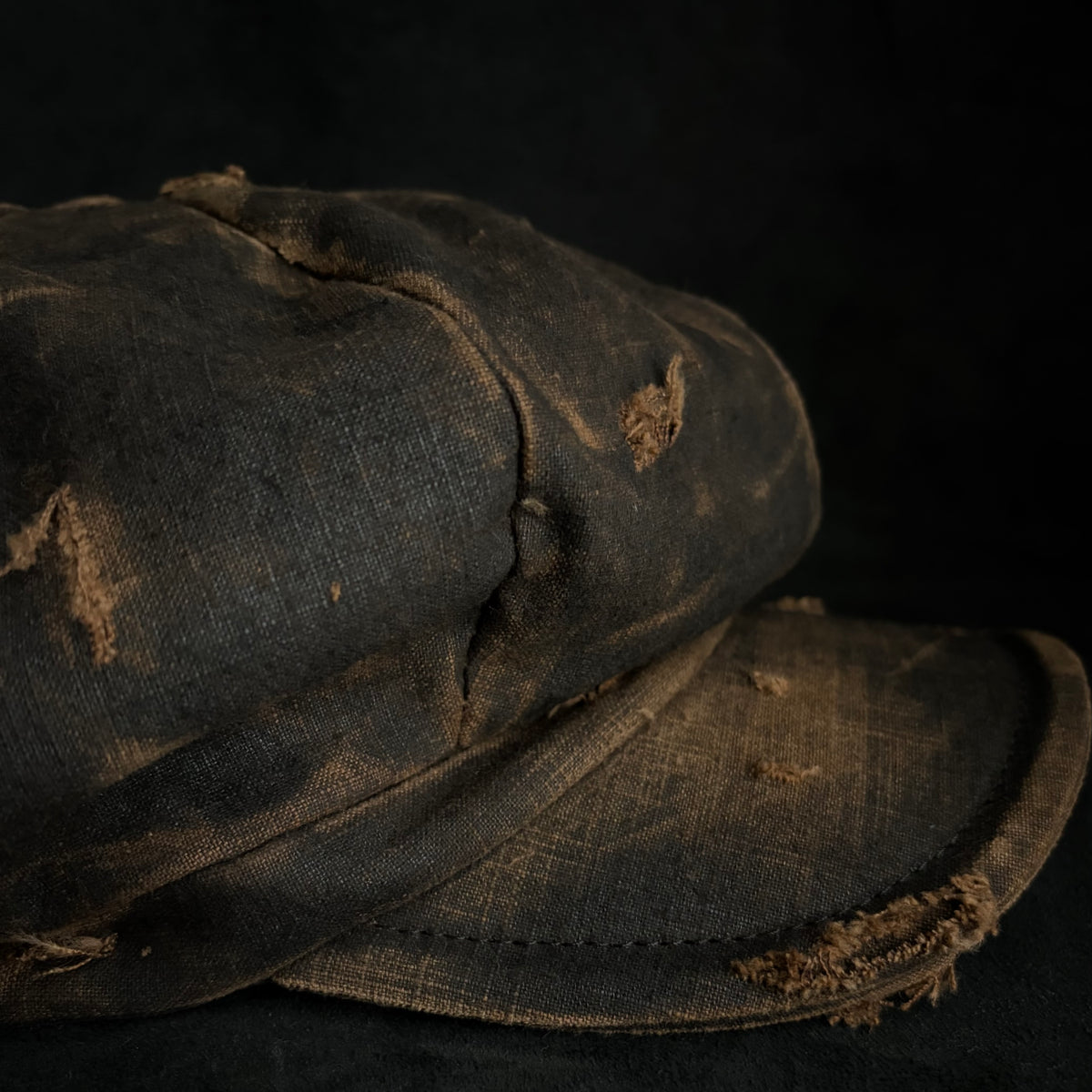 Vintage kakishibu damage casquette