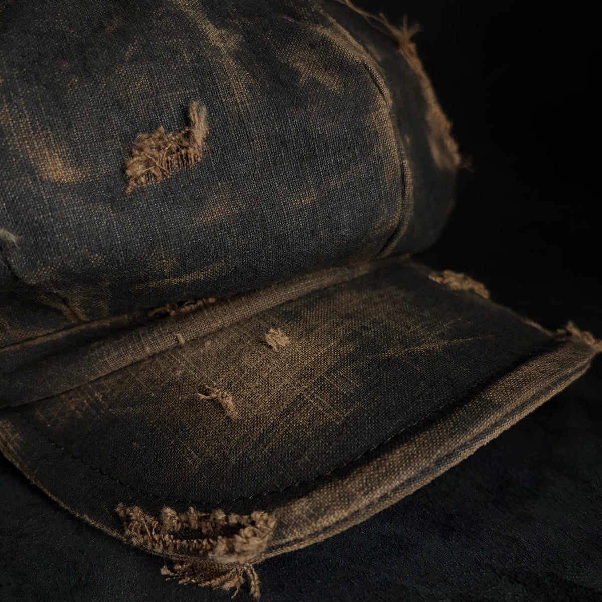 Vintage kakishibu damage casquette
