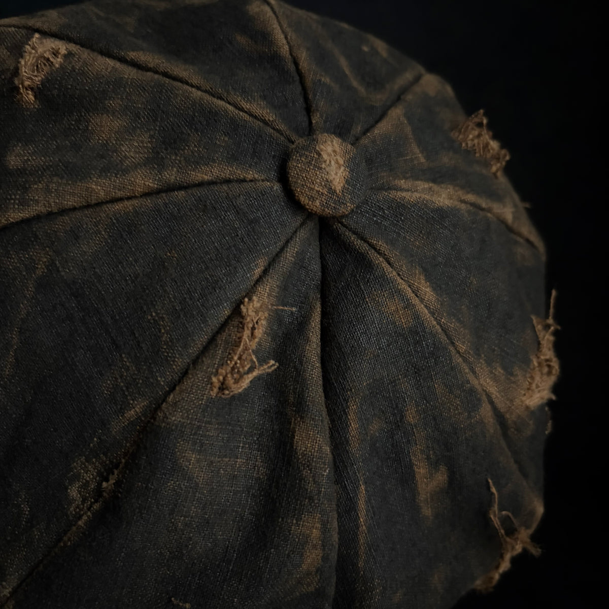 Vintage kakishibu damage casquette