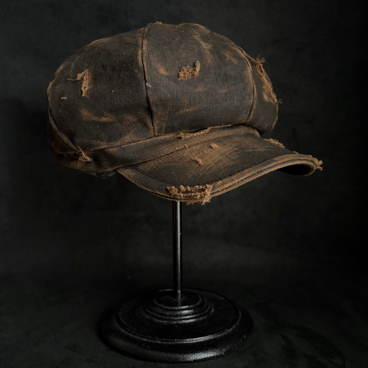 Vintage kakishibu damage casquette