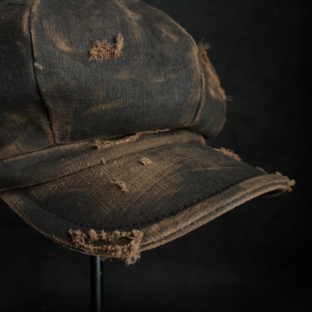 Vintage kakishibu damage casquette