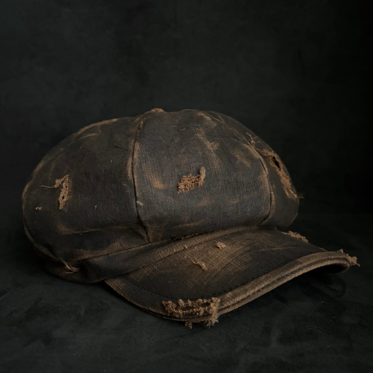 Vintage kakishibu damage casquette