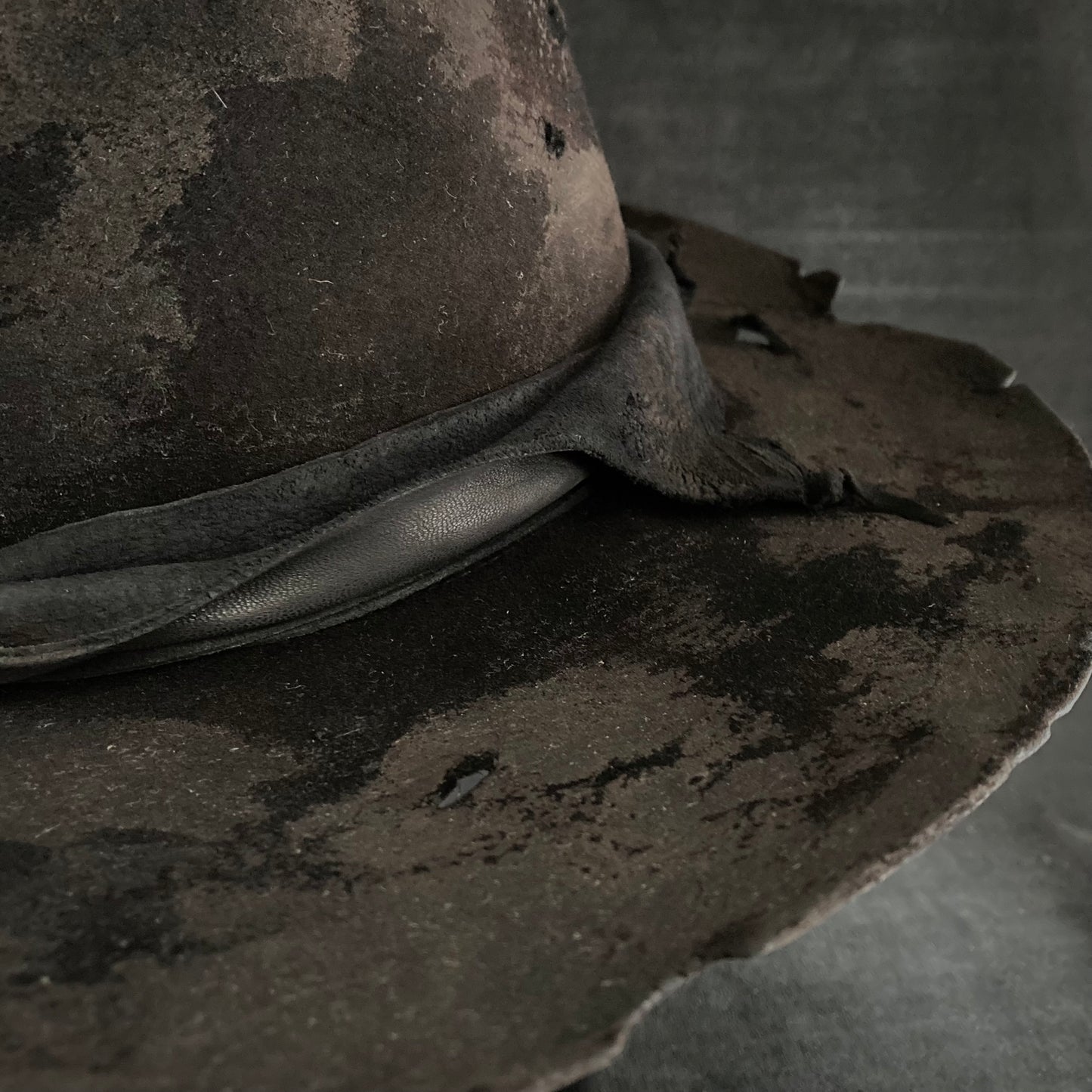 Doom burned  fedora hat