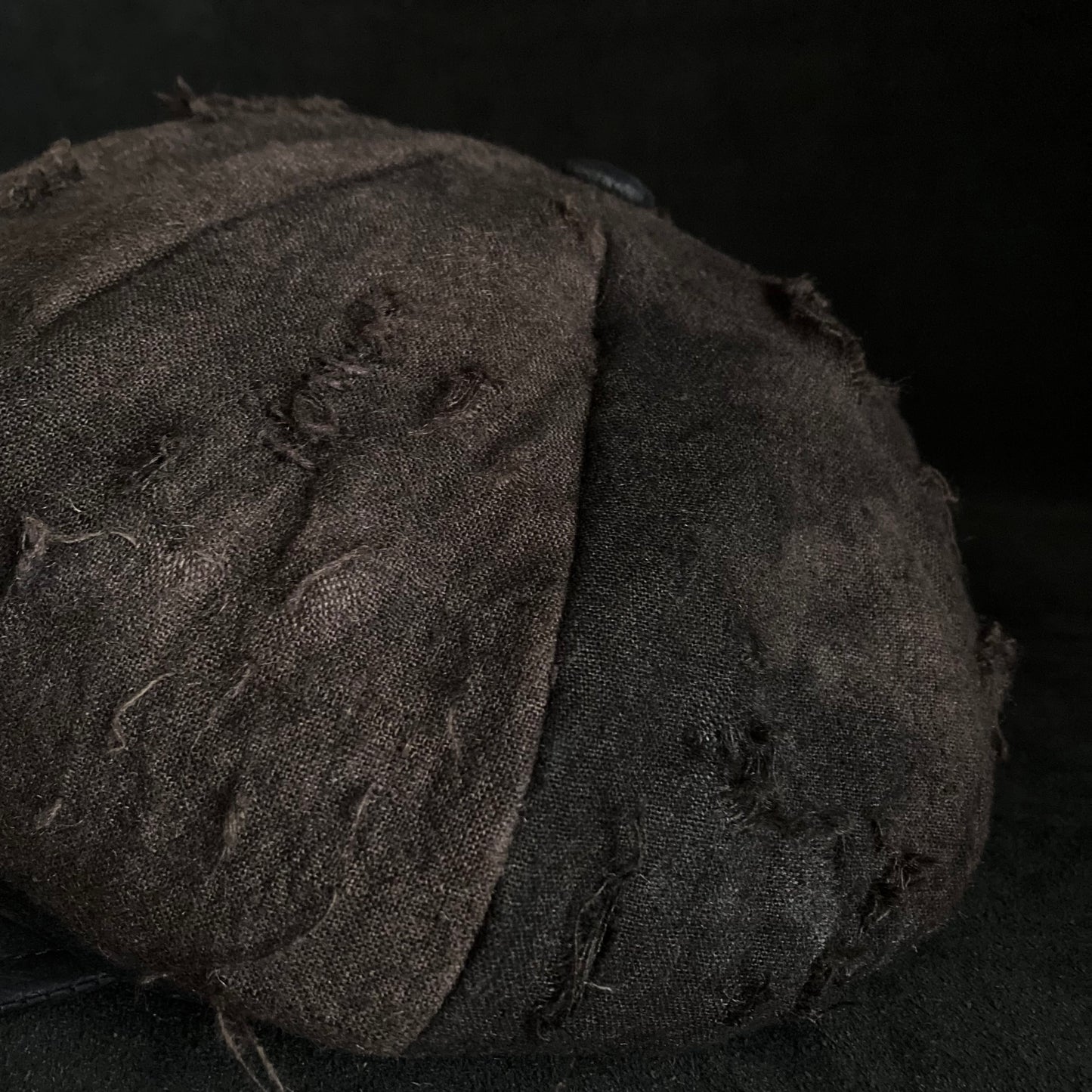 Cloudy dyeing damage cotton linen casquette