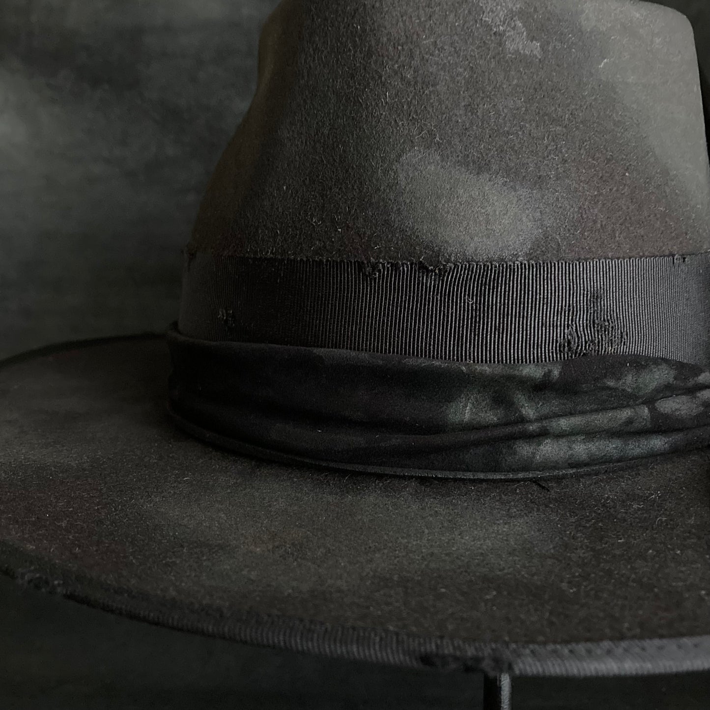 Rhombus burned rabbit hat