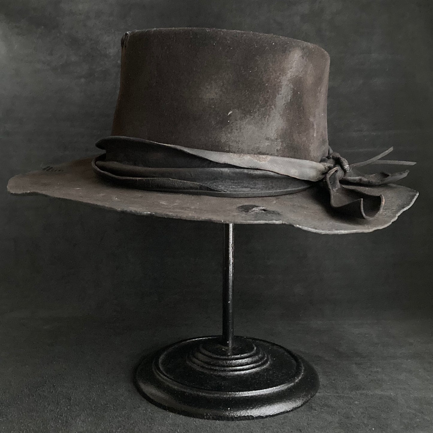 Darkness damage pork pie hat