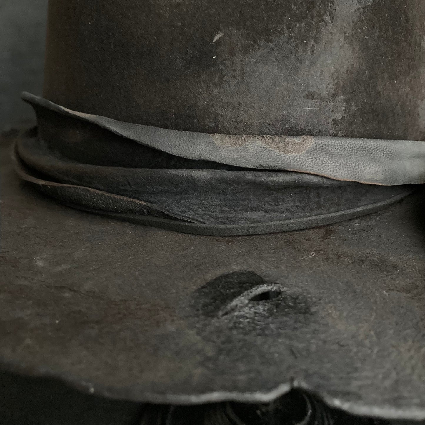 Darkness damage pork pie hat