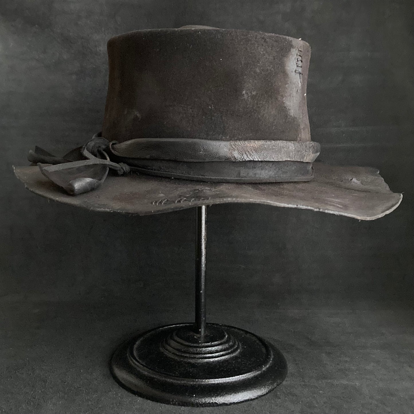 Darkness damage pork pie hat