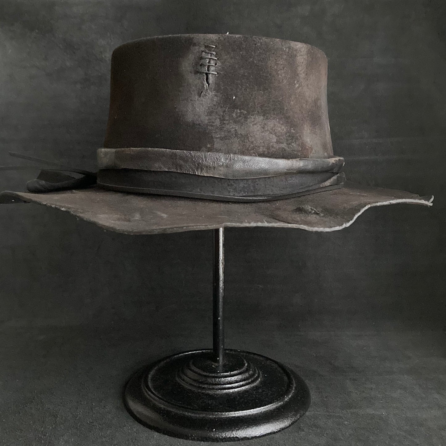 Darkness damage pork pie hat