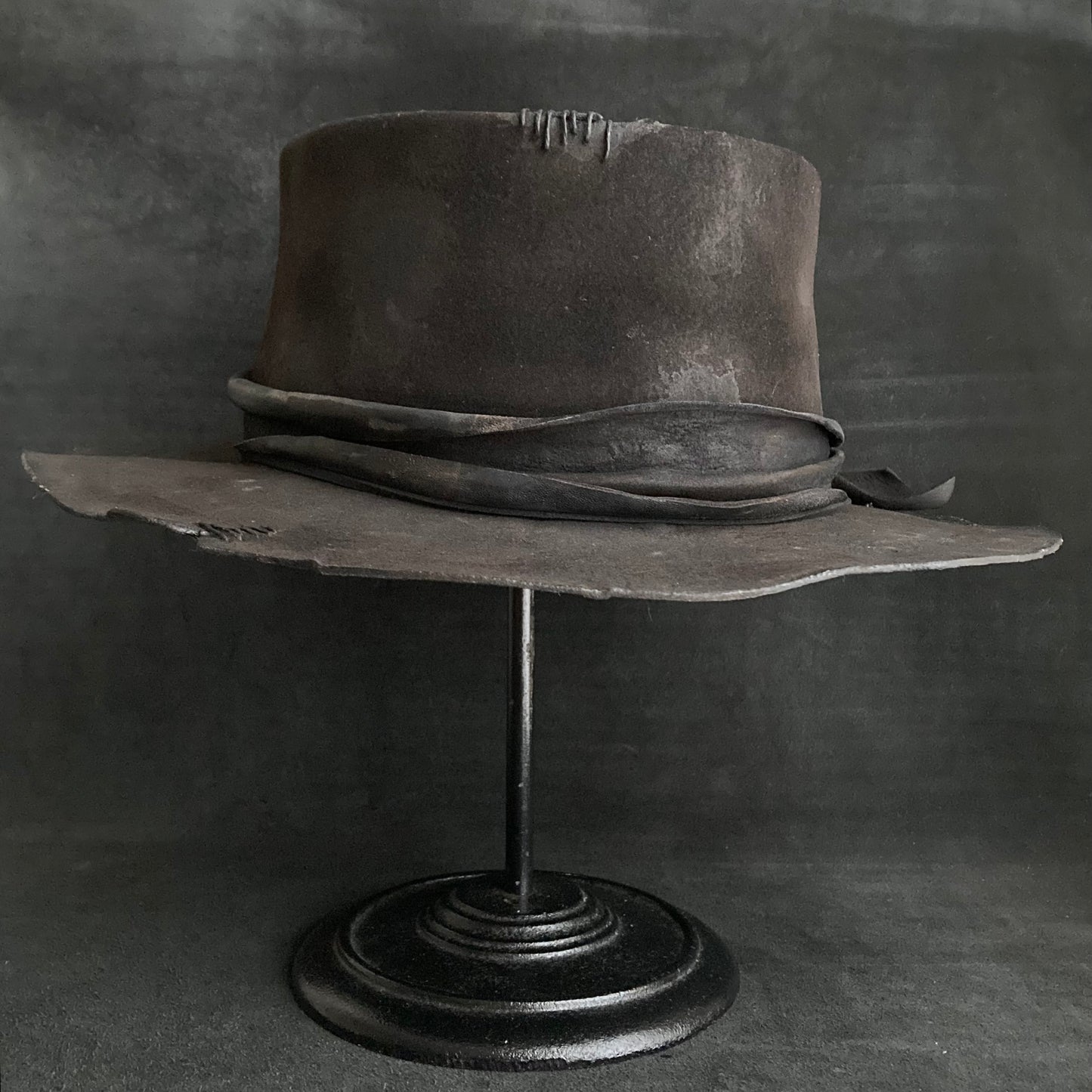 Darkness damage pork pie hat