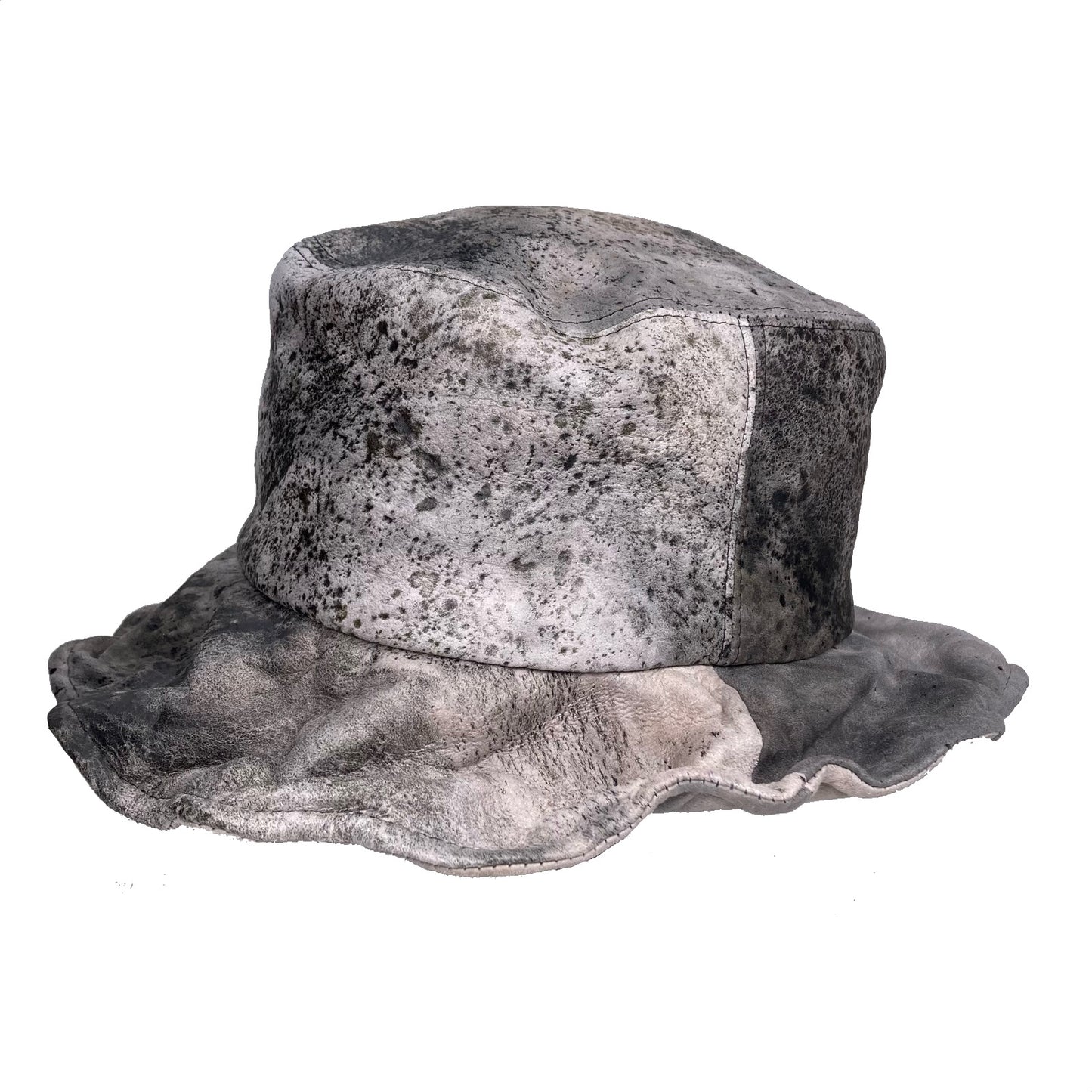 Dark rain bucket hat