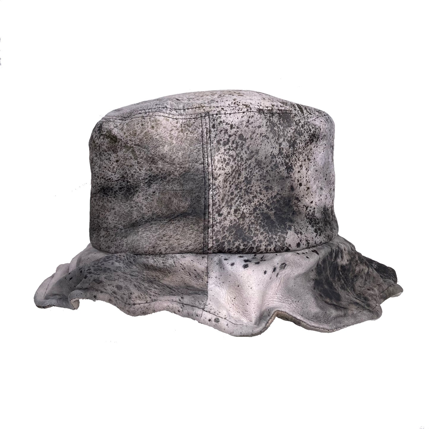 Dark rain bucket hat