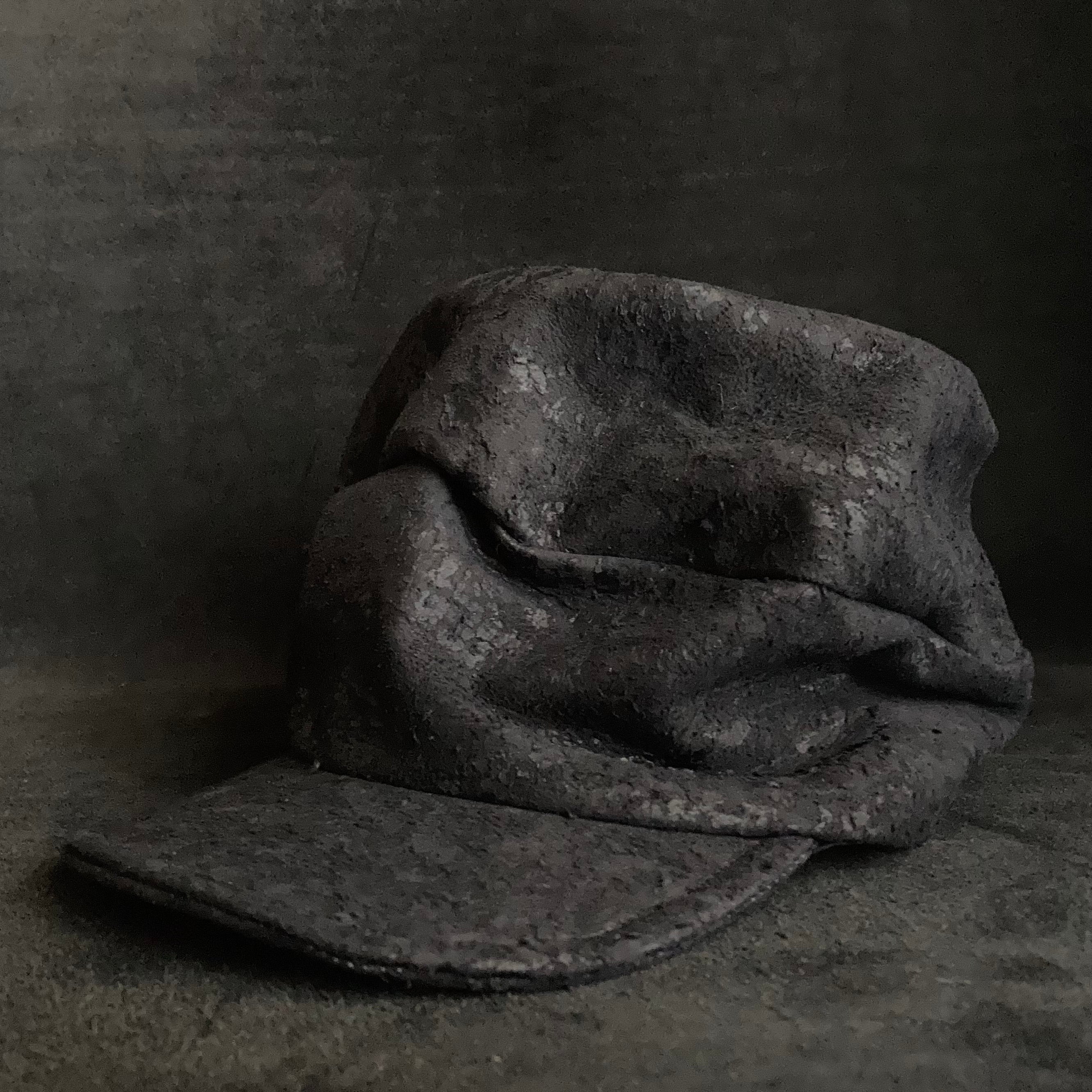 triangleshat black bleached turn cap タグ付 triangle hat – triangles hat