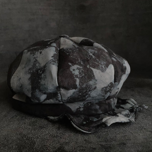 Stagnant change leather casquette