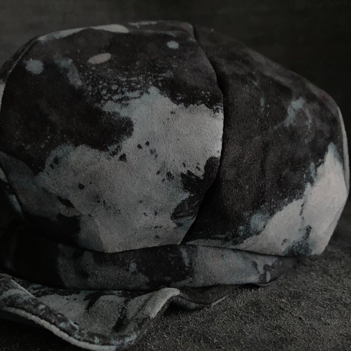 Stagnant change leather casquette