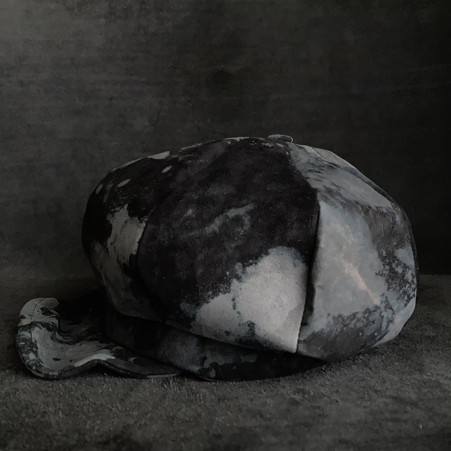 Stagnant change leather casquette