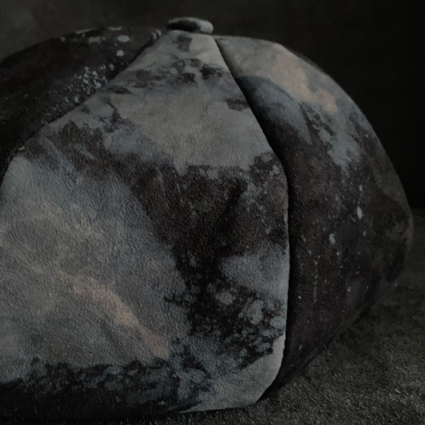 Stagnant change leather casquette