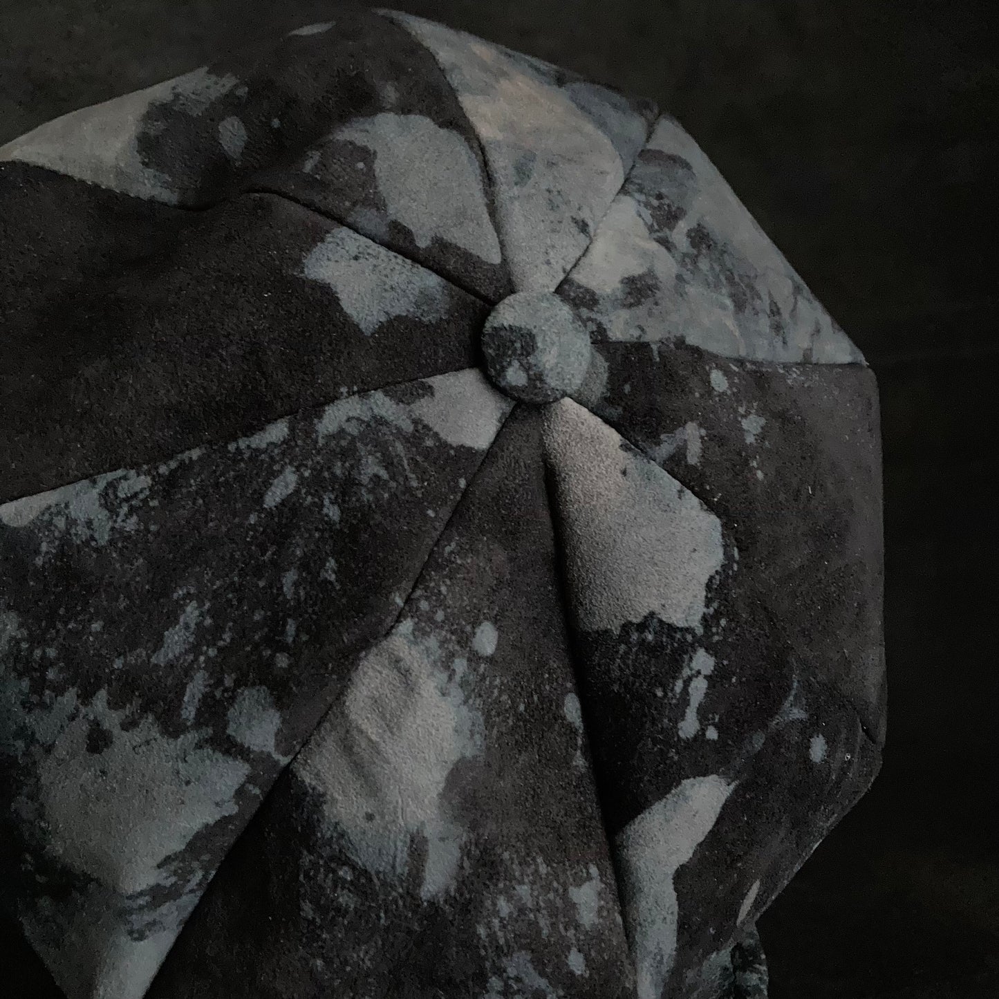 Stagnant change leather casquette