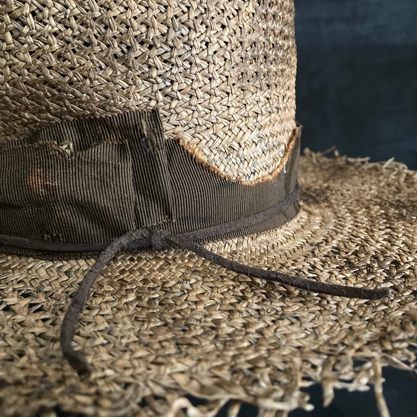 Soil brown khaki fedora hat