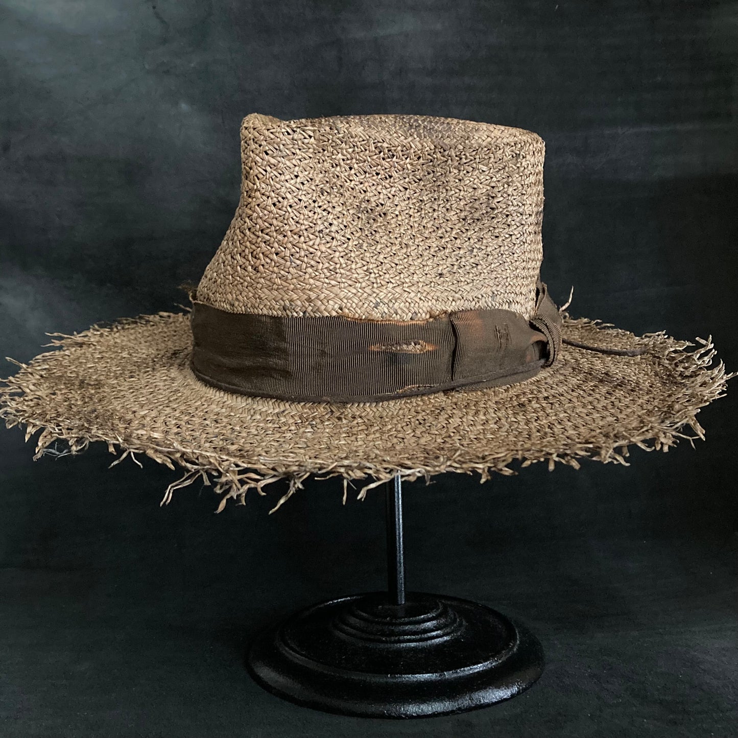 Soil brown khaki fedora hat