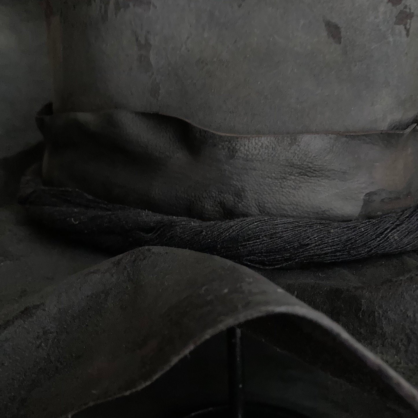 Charcoal wrinkle brim fedora hat