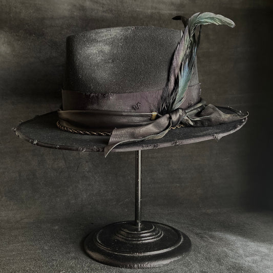 Rebellion black fedora hat