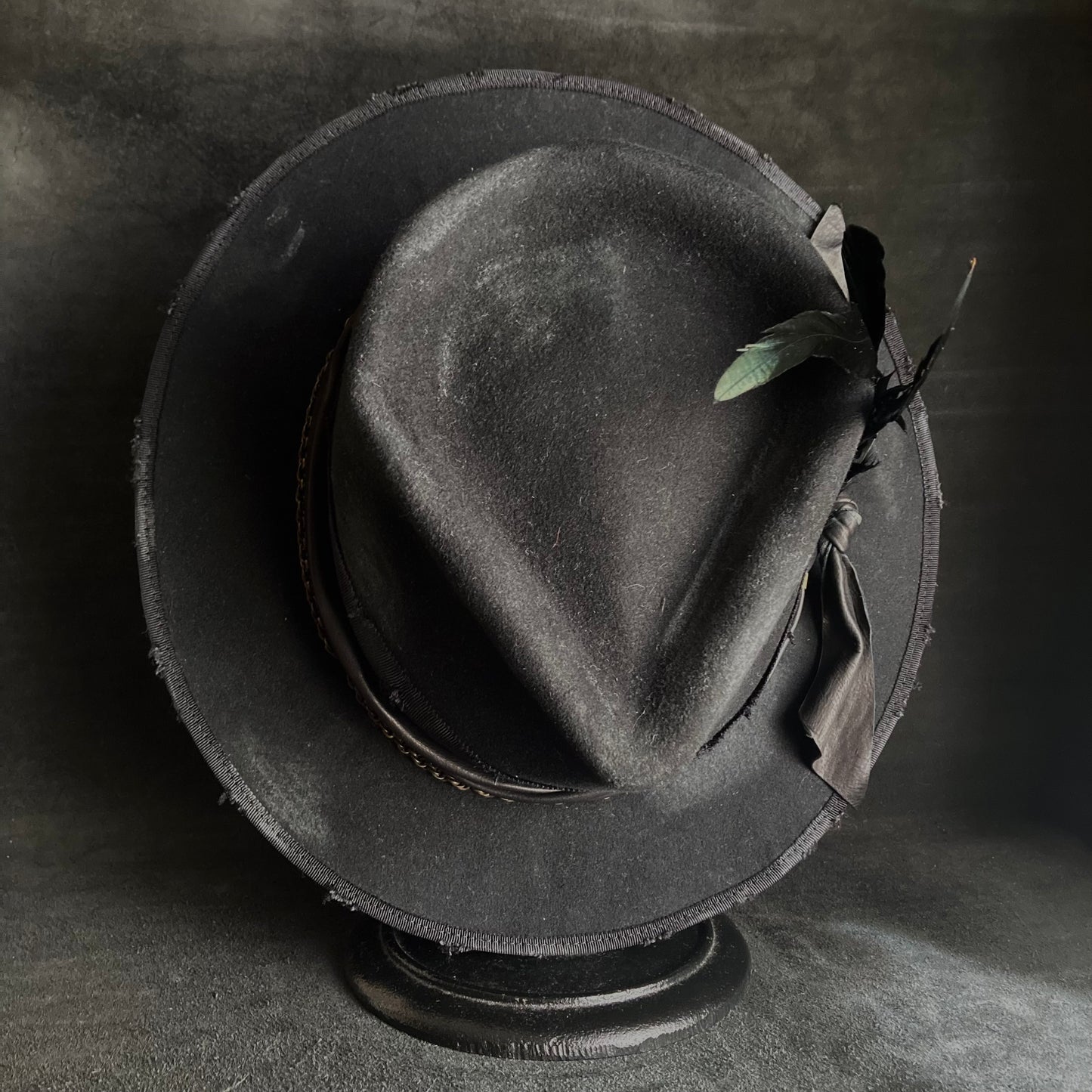 Rebellion black fedora hat