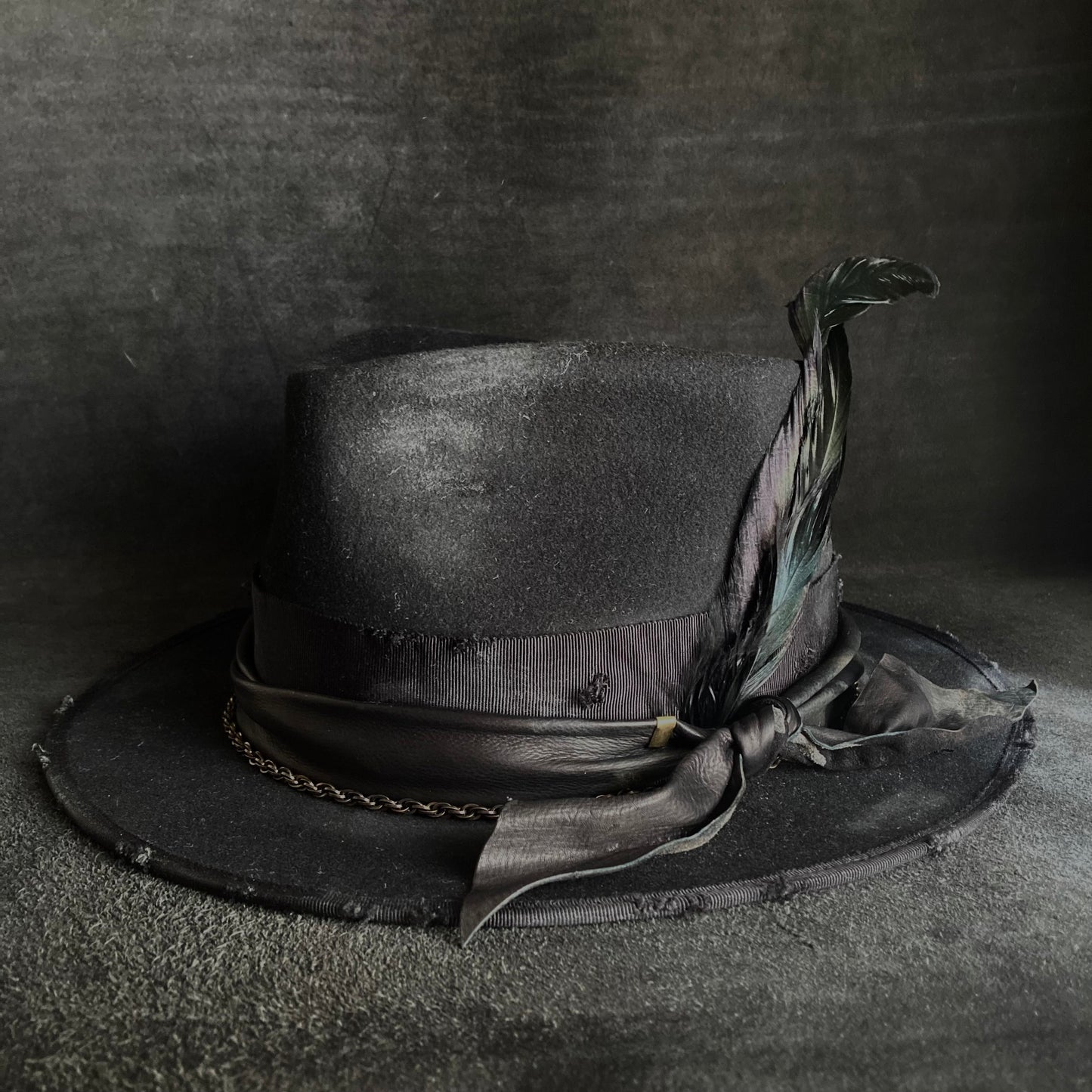 Rebellion black fedora hat
