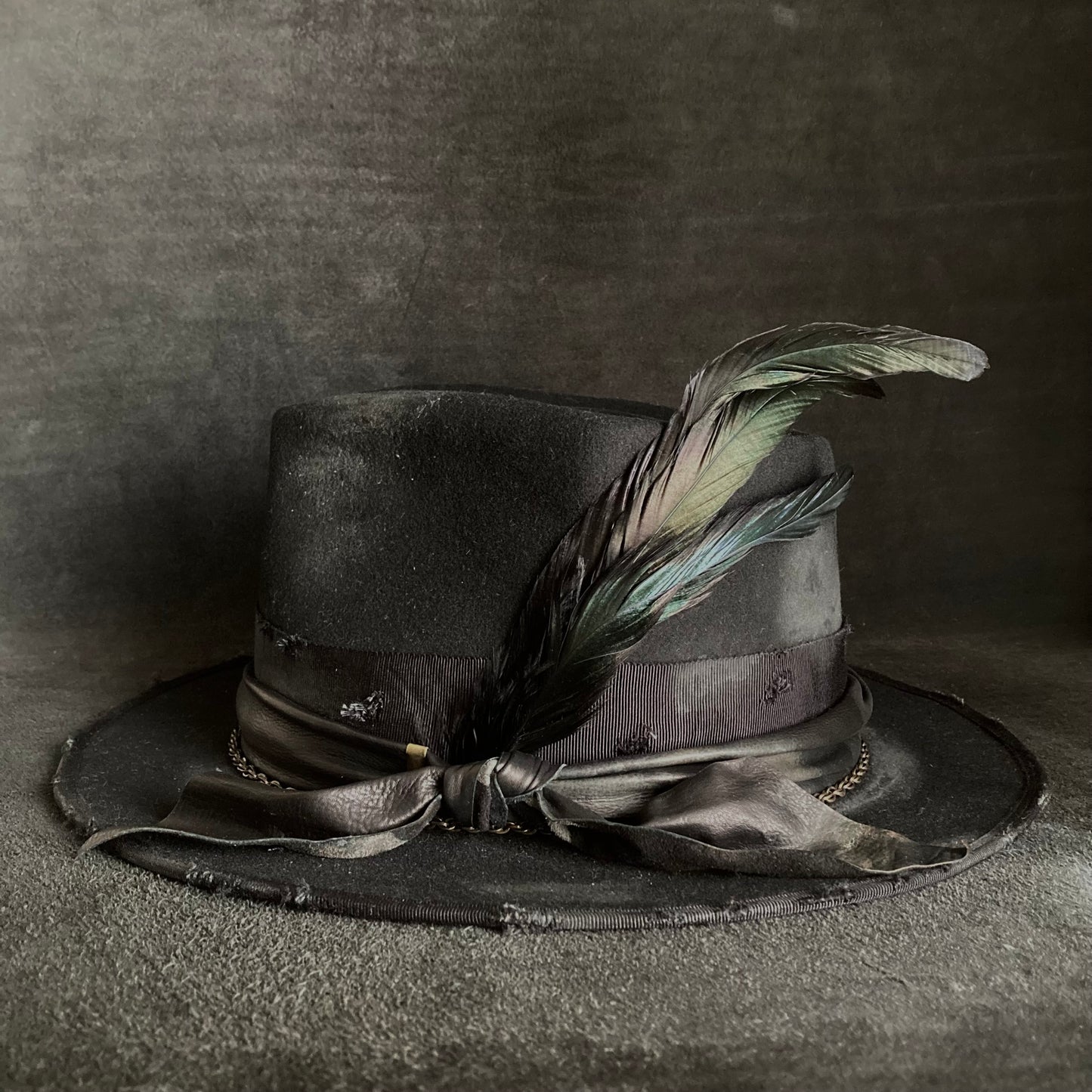 Rebellion black fedora hat